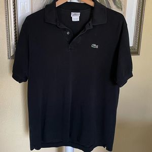 Lacoste Black Polo Shirt size 6 Small
